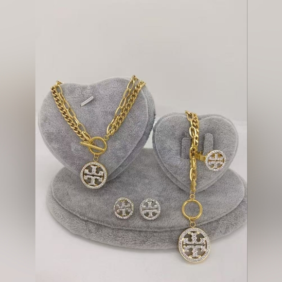 fashion jewlary Jewelry - Gold and Silver Jewelry  5 Pieqce Set Set